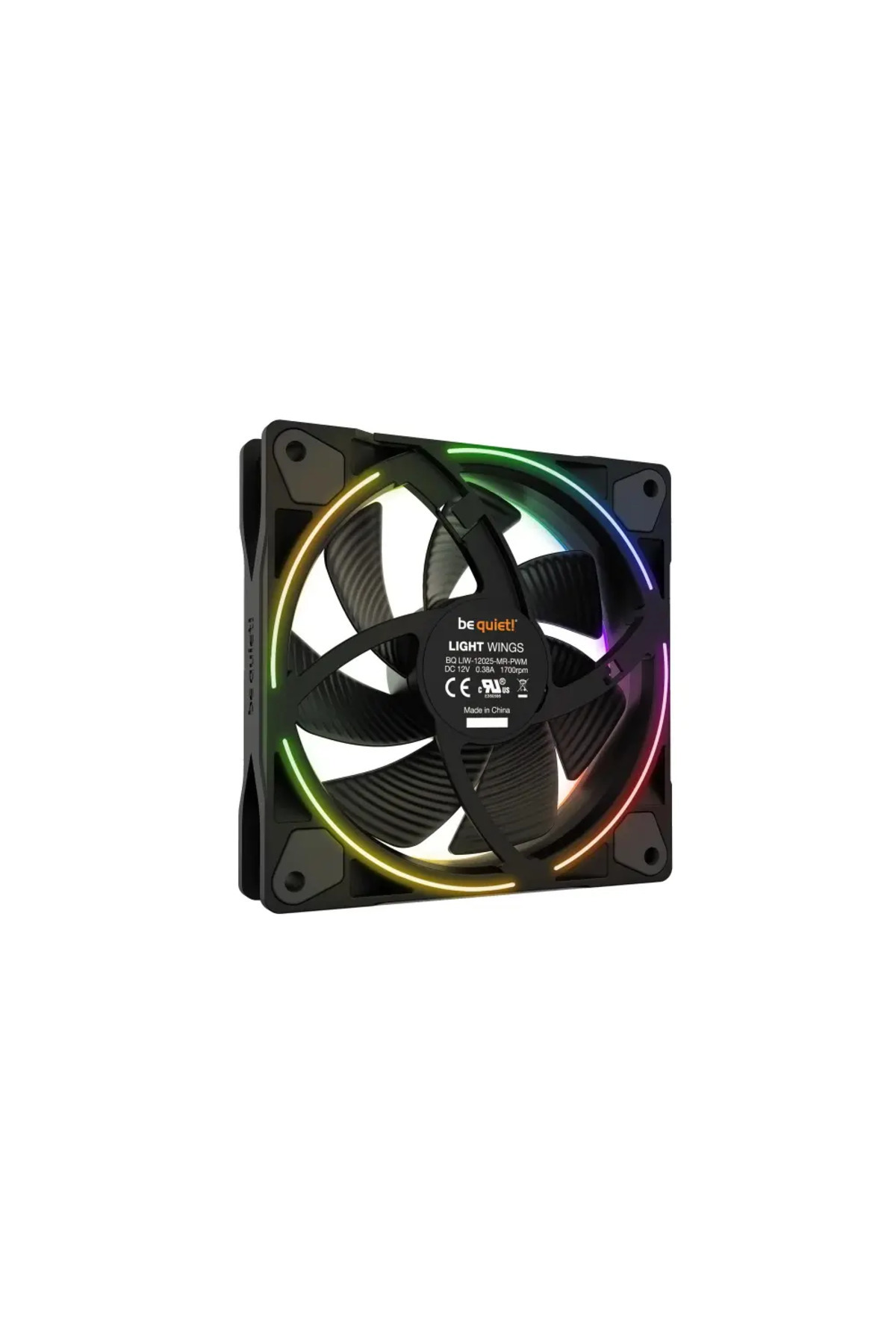 Be Quiet!-Set 3 ventilatoare ARGB be quiet! LIGHT WINGS 120mm PWM (BL076), 120x120x25 mm 3
