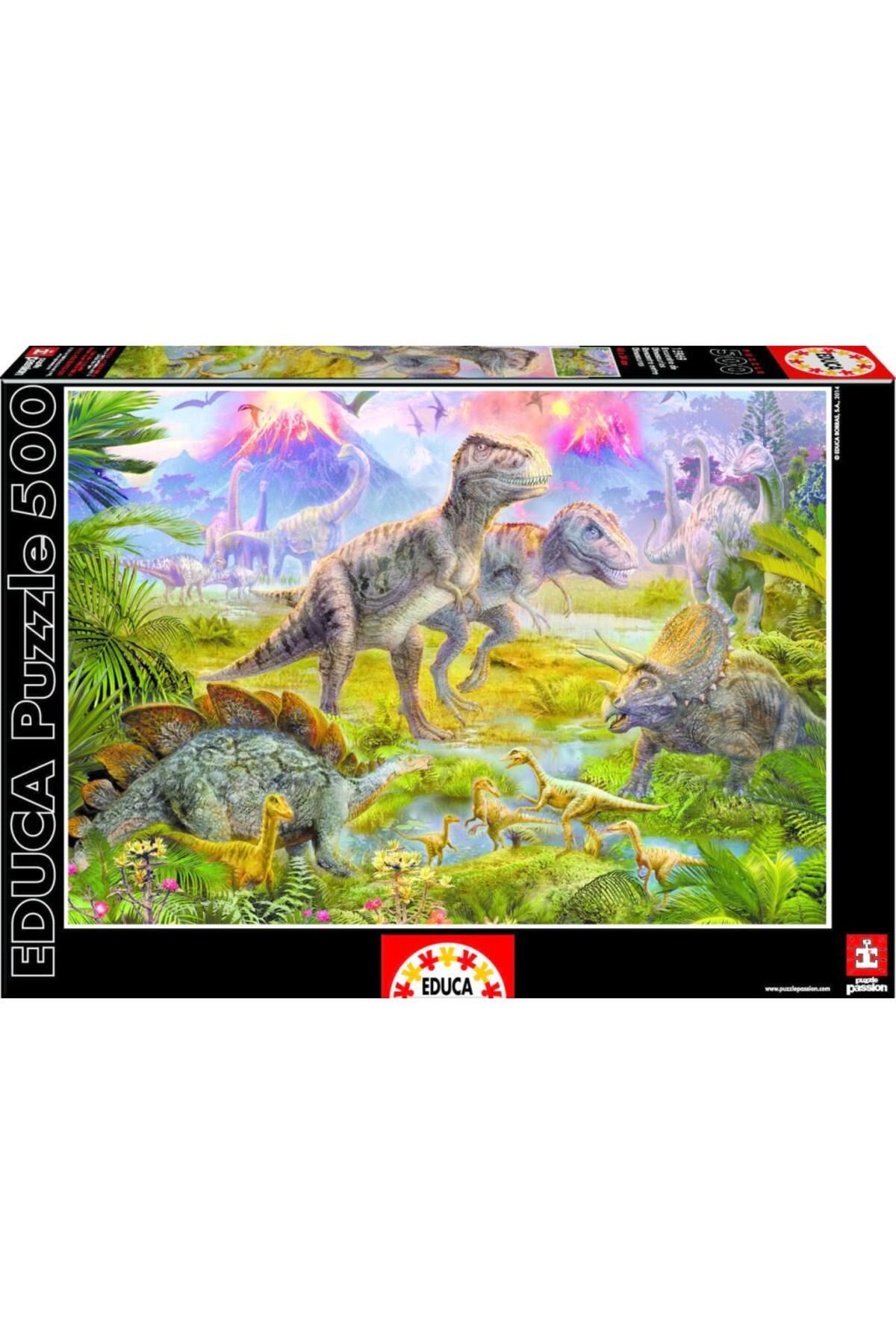 EDUCA-Puzzle Dinosaur Gathering 500 Piece Puzzle 2