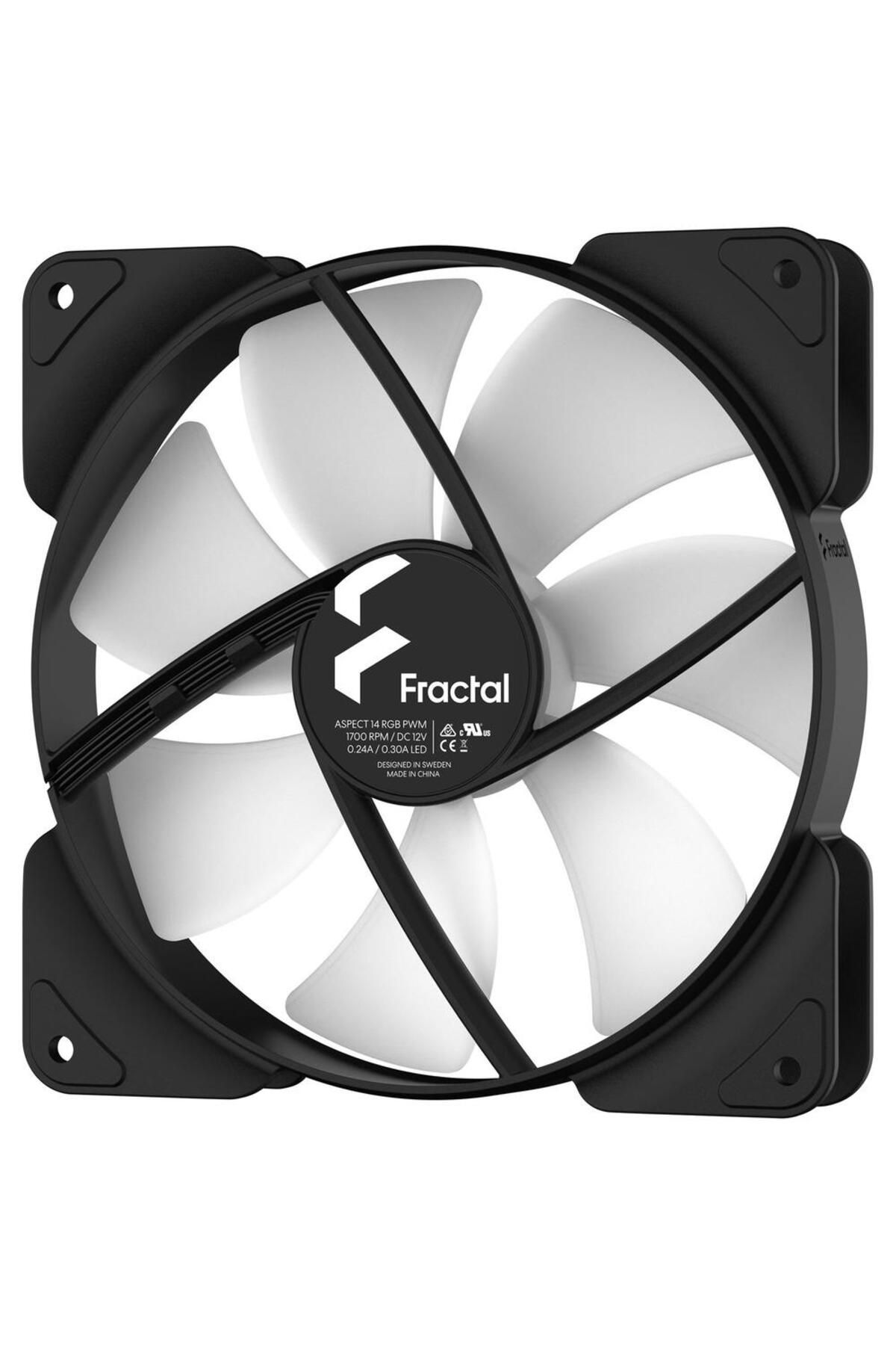 Fractal Design-Ventilator Fractal Design Aspect 14 RGB PWM Black Frame, 140mm 4