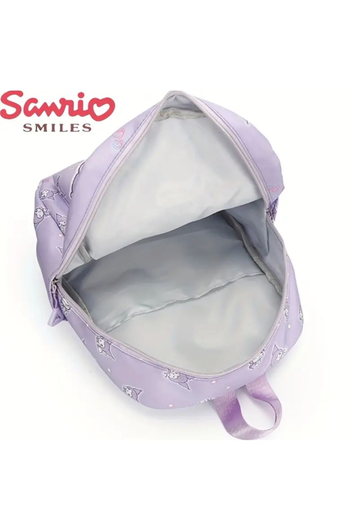 کیف مدرسه دخترانه و پسرانه بچگانه کاراکتر SANRIO KUROMI شخصیت بچه های کوچک کودک مهد کوله پشتی ایلک So Iconic