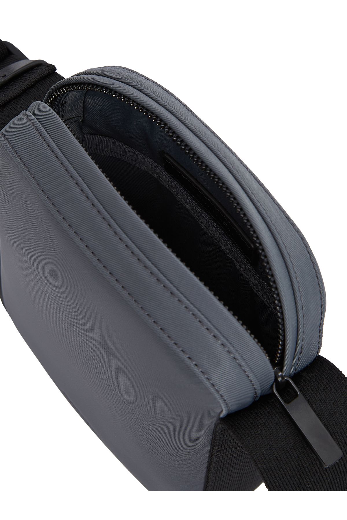 Calvin Klein-Calvin Klein Gray Ease Reporter Crossover Bag 3