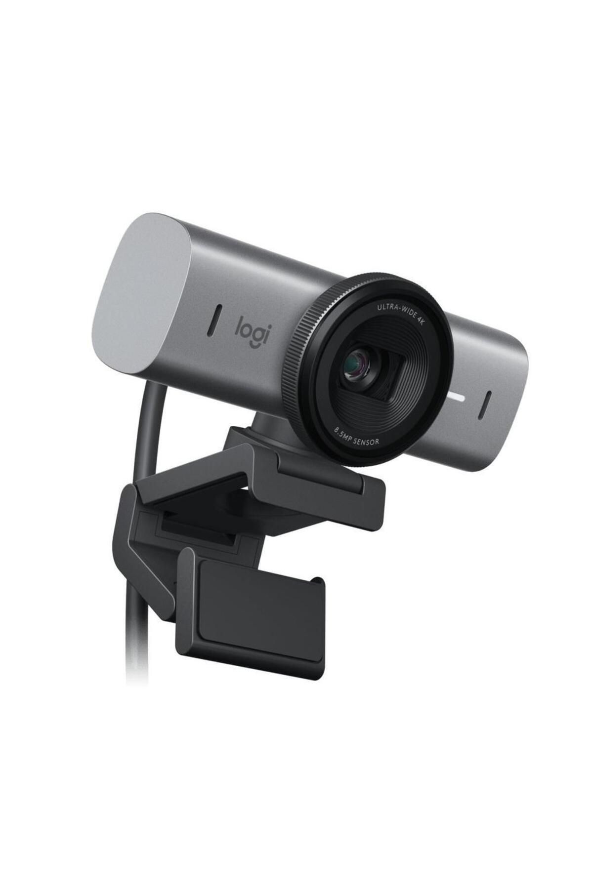 logitech-Logitech MX Brio 705 4K Webcam with AI-based Image Enhancement, Gray 4
