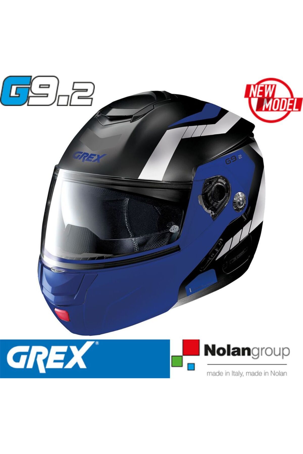 Grex G9.2 Steadfast N. Mavi Çene Açılır Kask - Fiyatı, Yorumları