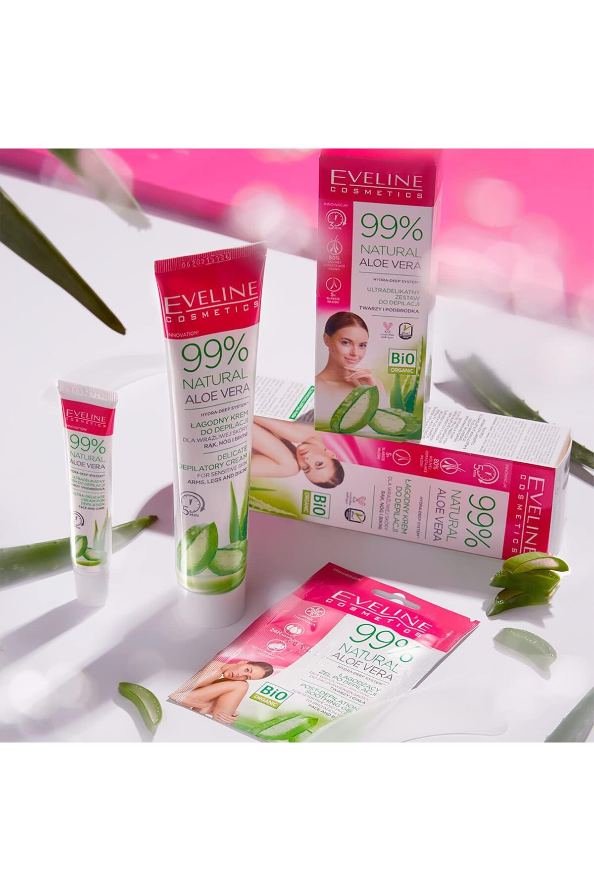 Eveline Cosmetics-Active Epil Depilatory Cream with Vitamin E | Enriched with Aloe Vera for 100% Eff 3
