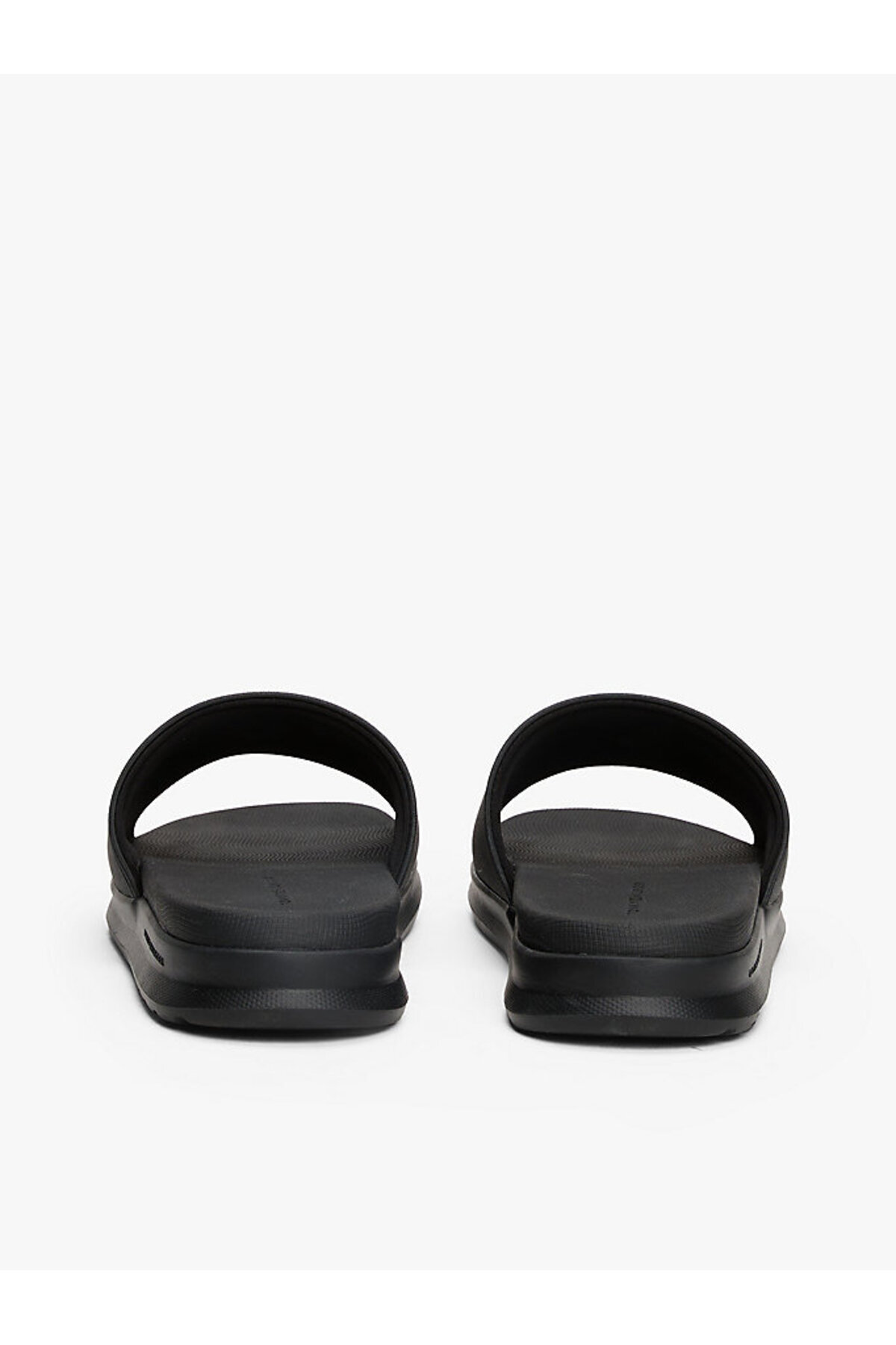 Tommy Hilfiger-Men's Textured Logo Black Pool Slippers 4