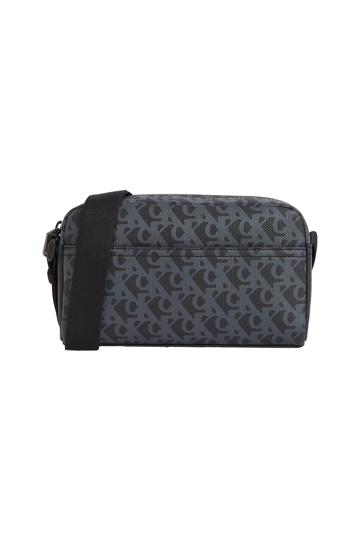 Calvin Klein-Calvin Klein Black Matte Aop Camera Crossover Bag 1