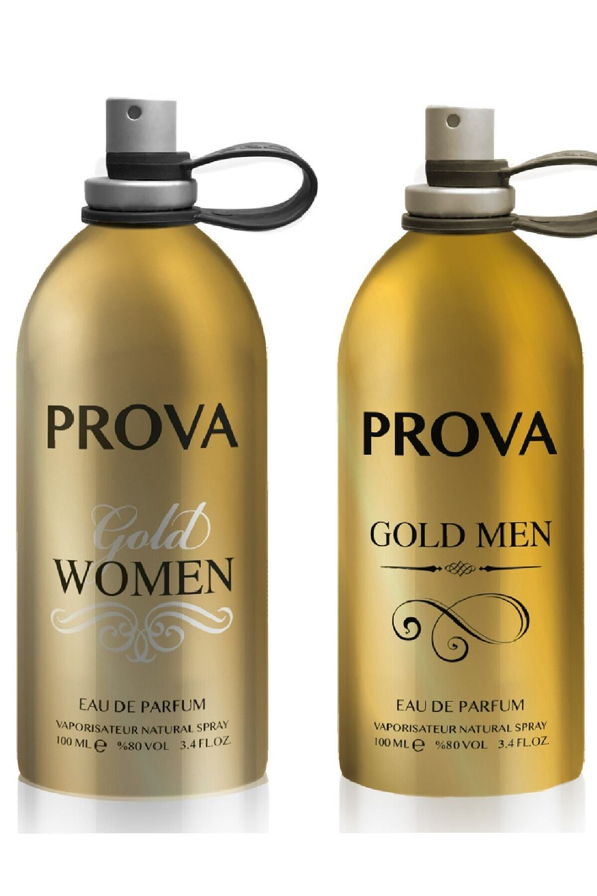 prova Gold Women ve Gold Men Kadın ve Erkek Parfüm EDP 2 x100 ml — PRO8696601118125EDP