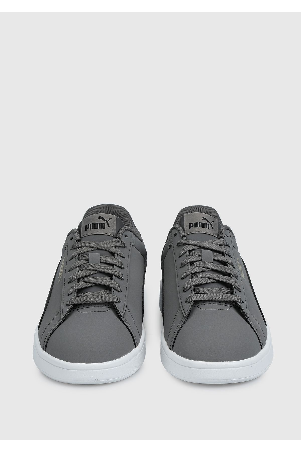 Puma-Ανδρικό γκρι αθλητικό παπούτσια Smash 3.0 Buck 39233602 3