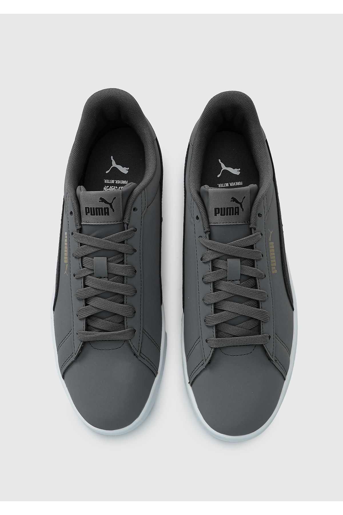Puma-Ανδρικό γκρι αθλητικό παπούτσια Smash 3.0 Buck 39233602 5