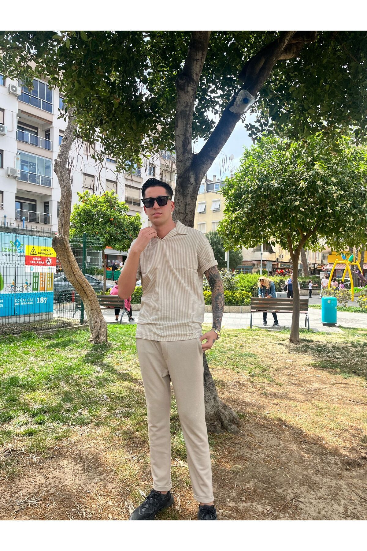 SELDAA Erkek Tişört polo yaka