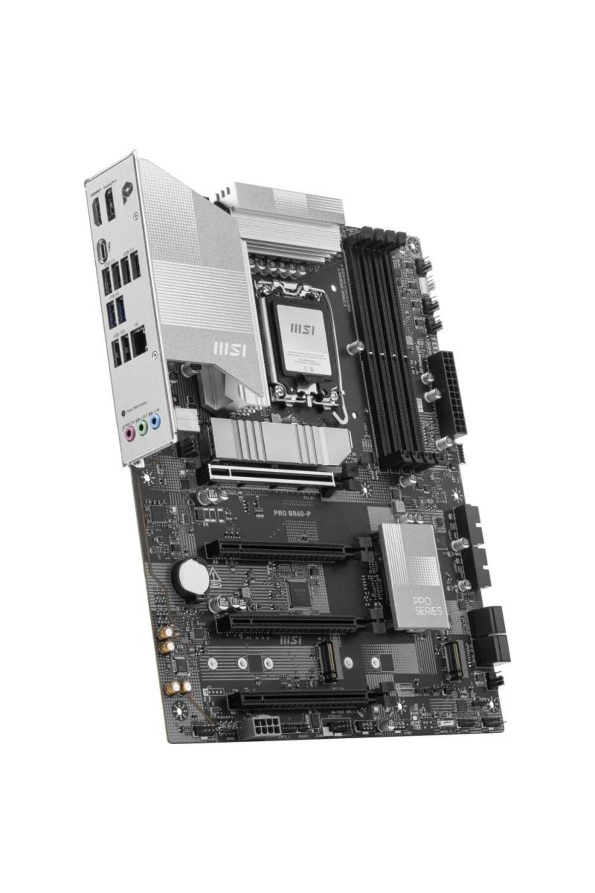 MSI-Placa de baza MSI PRO B860-P, Intel B860, LGA 1851, DDR5, ATX 3