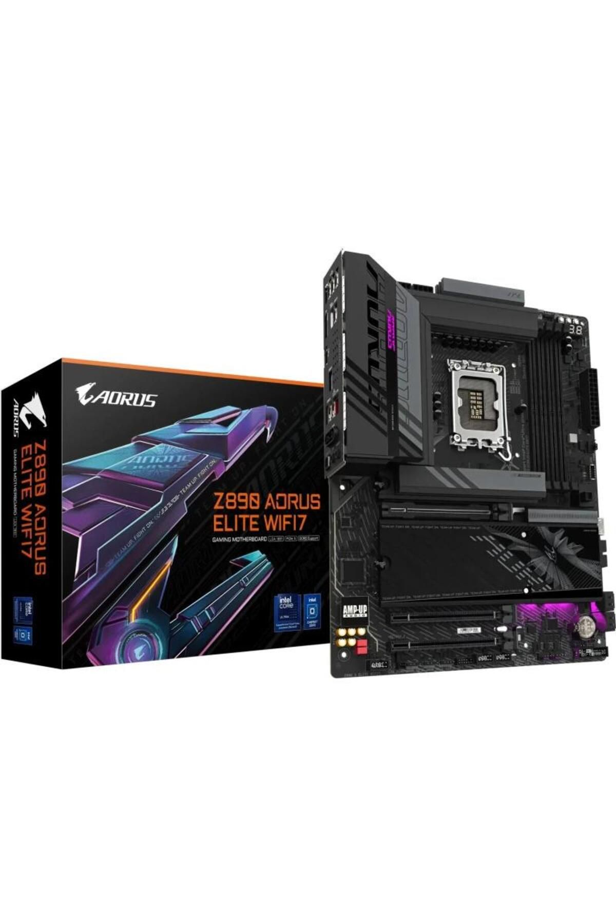 Gigabyte-Placa de baza GIGABYTE Z890 AORUS ELITE WIFI7, DDR5, ATX, LGA 1851, Intel Z890 5