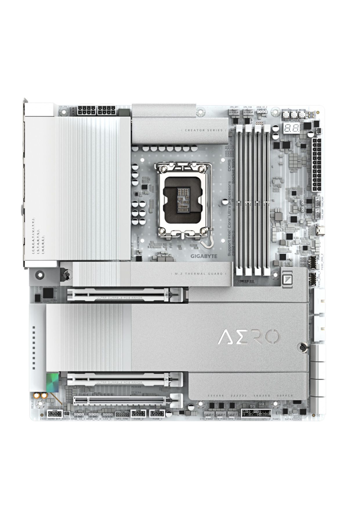 Gigabyte-Placa de baza GIGABYTE Z890 AERO D, DDR5, eATX, LGA 1851, Intel Z890 2