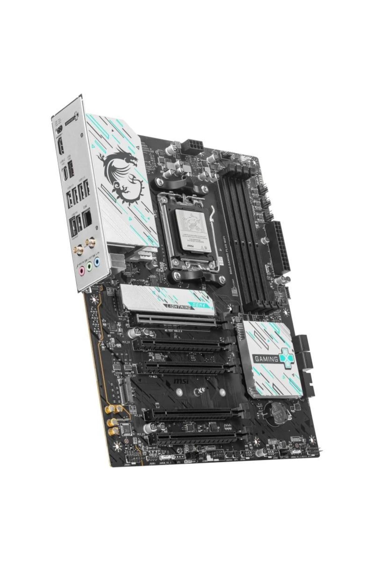 MSI-Placa de baza MSI B840 GAMING PLUS WIFI, AMD B840, AM5, DDR5, ATX 3