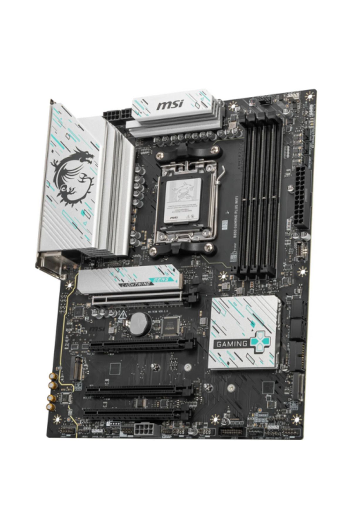 MSI-Placa de baza MSI B850 GAMING PLUS WIFI, AMD B850, AM5, DDR5, ATX 5