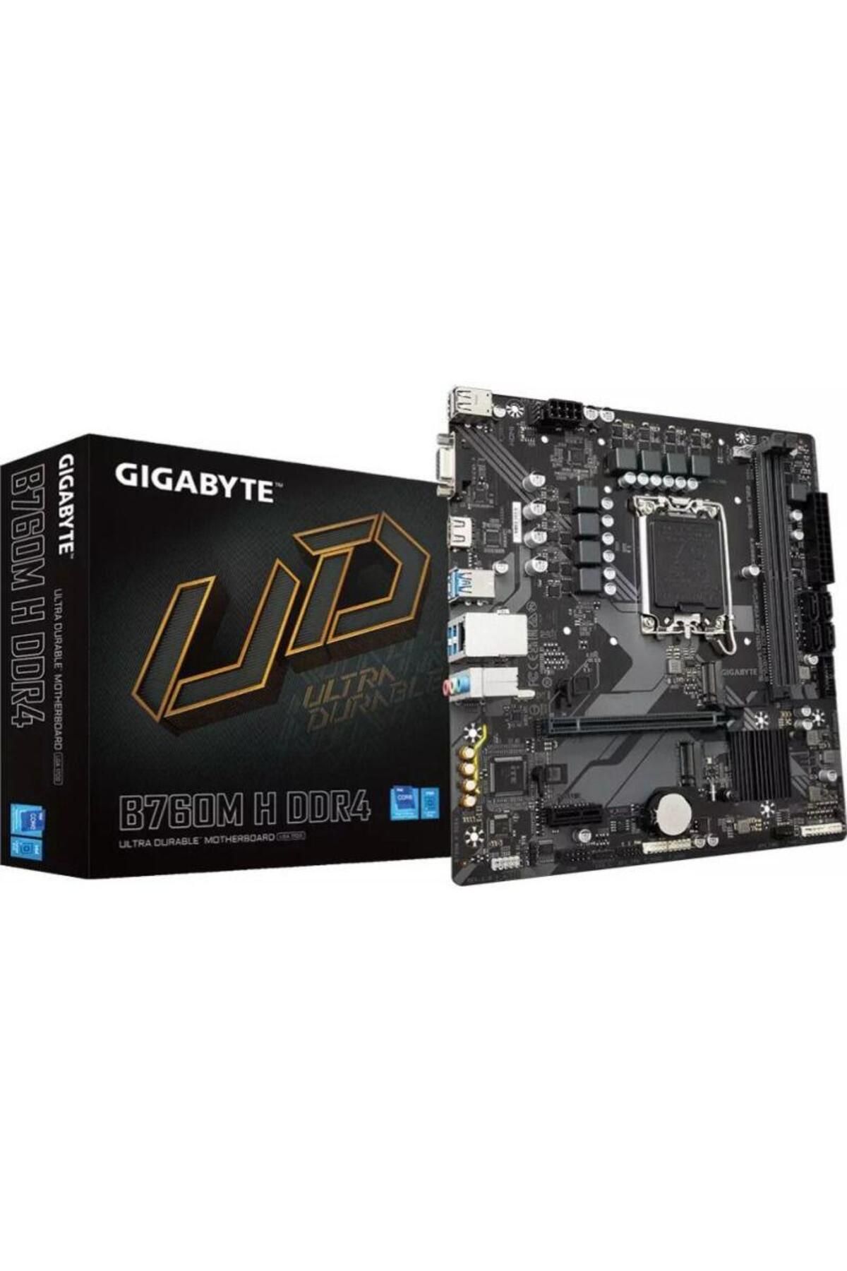 Gigabyte-Placa de baza GIGABYTE B760M H DDR4, Intel B760, LGA 1700, mATX 5