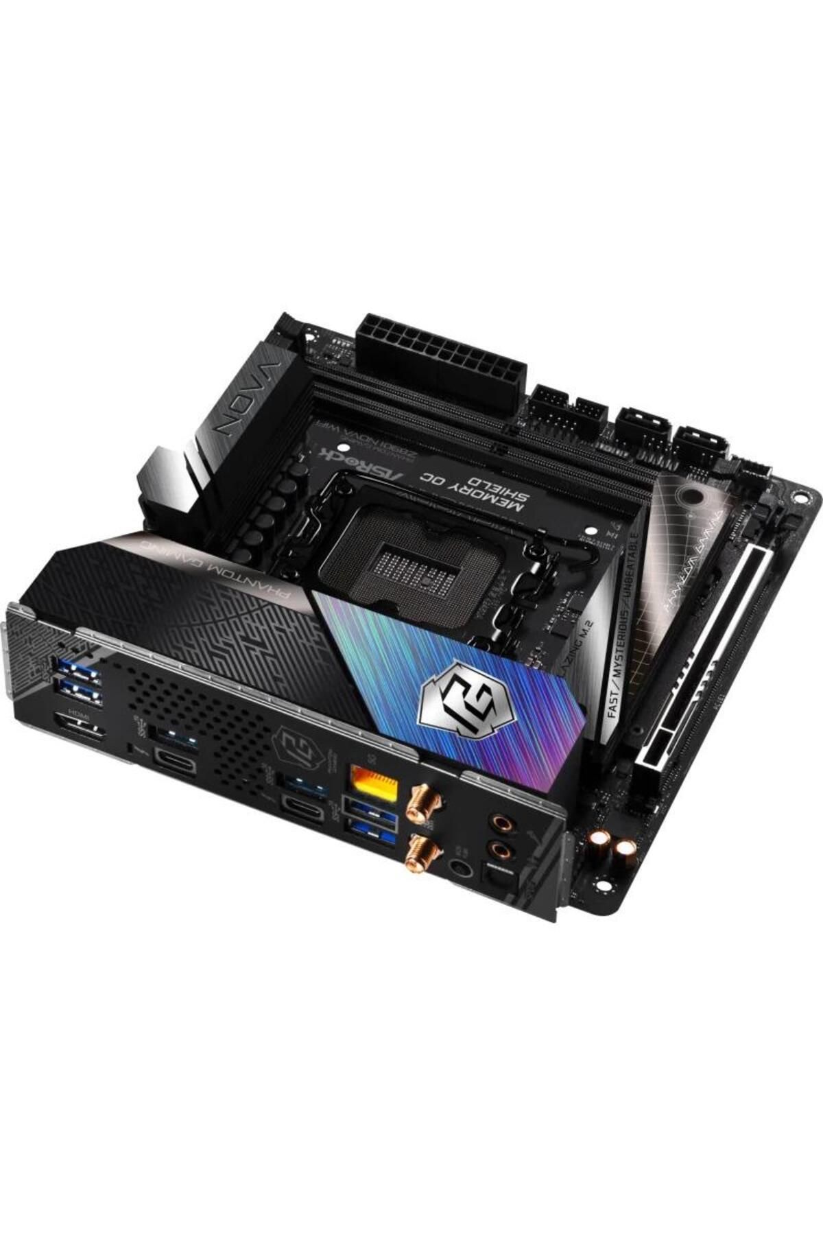 ASROCK-Placa de baza ASRock PHANTOM GAMING Z890I NOVA WIFI, DDR5, mITX, LGA 1851, Intel Z890 6