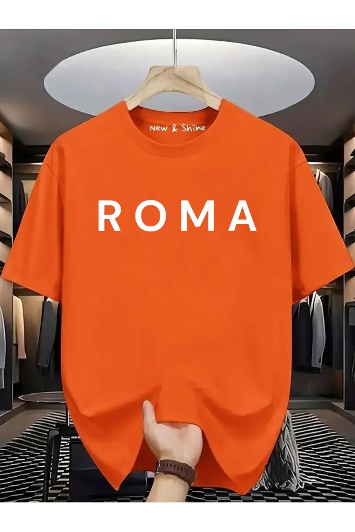 New Shine-Roma Printed Oversize T-Shirt 1