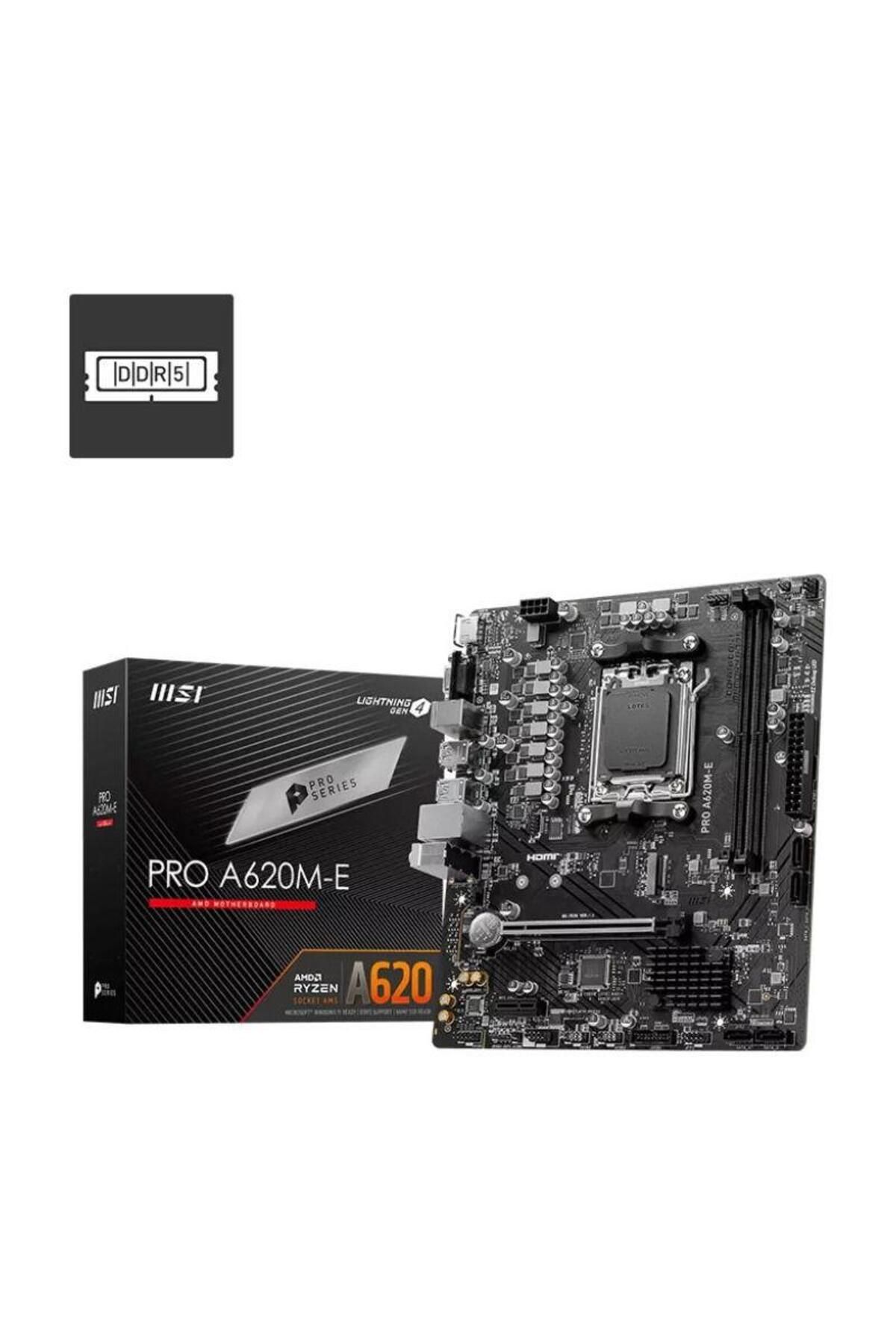 MSI-Placa de baza MSI PRO A620M-E, AM5, mATX, DDR5, AMD A620 5