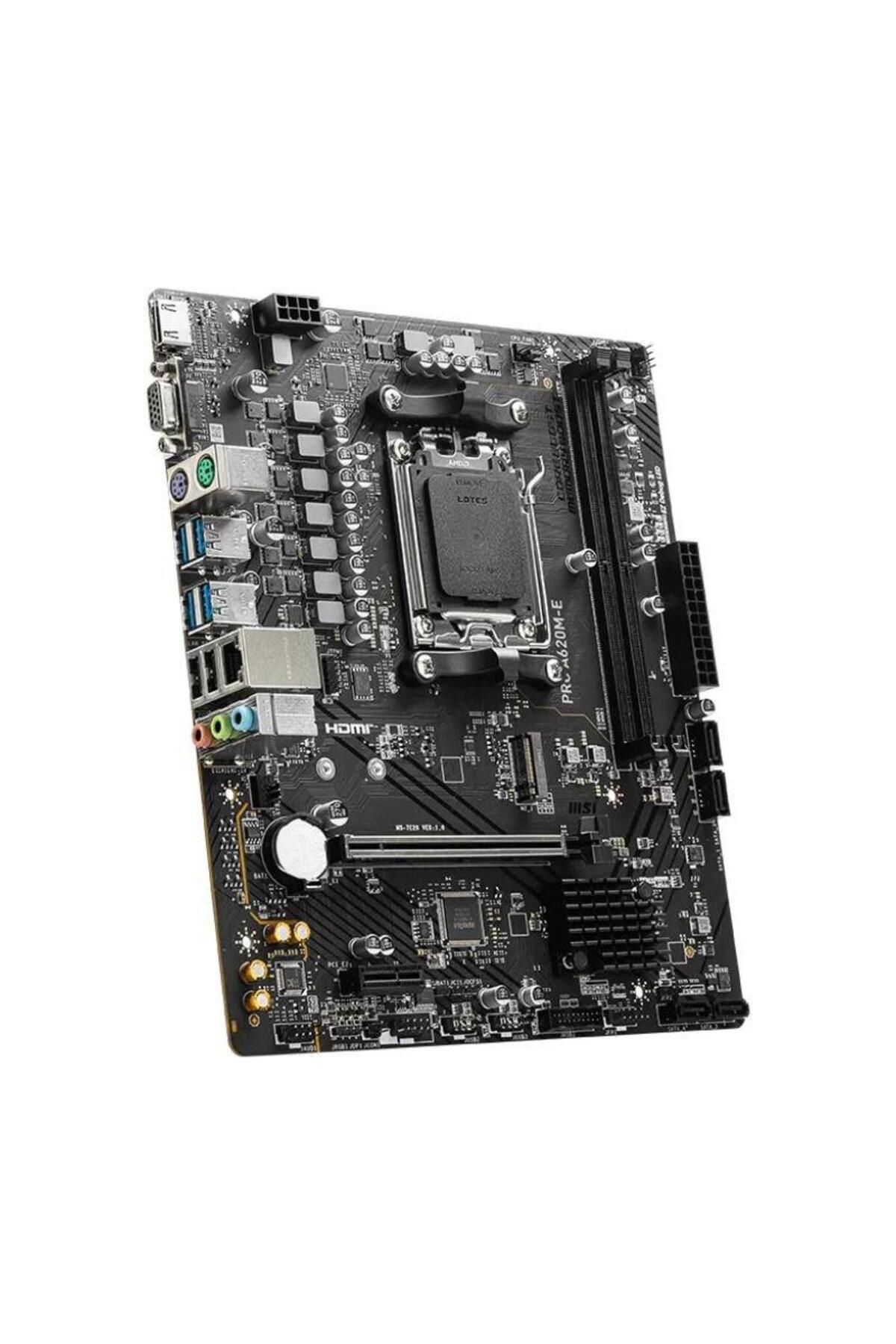 MSI-Placa de baza MSI PRO A620M-E, AM5, mATX, DDR5, AMD A620 4