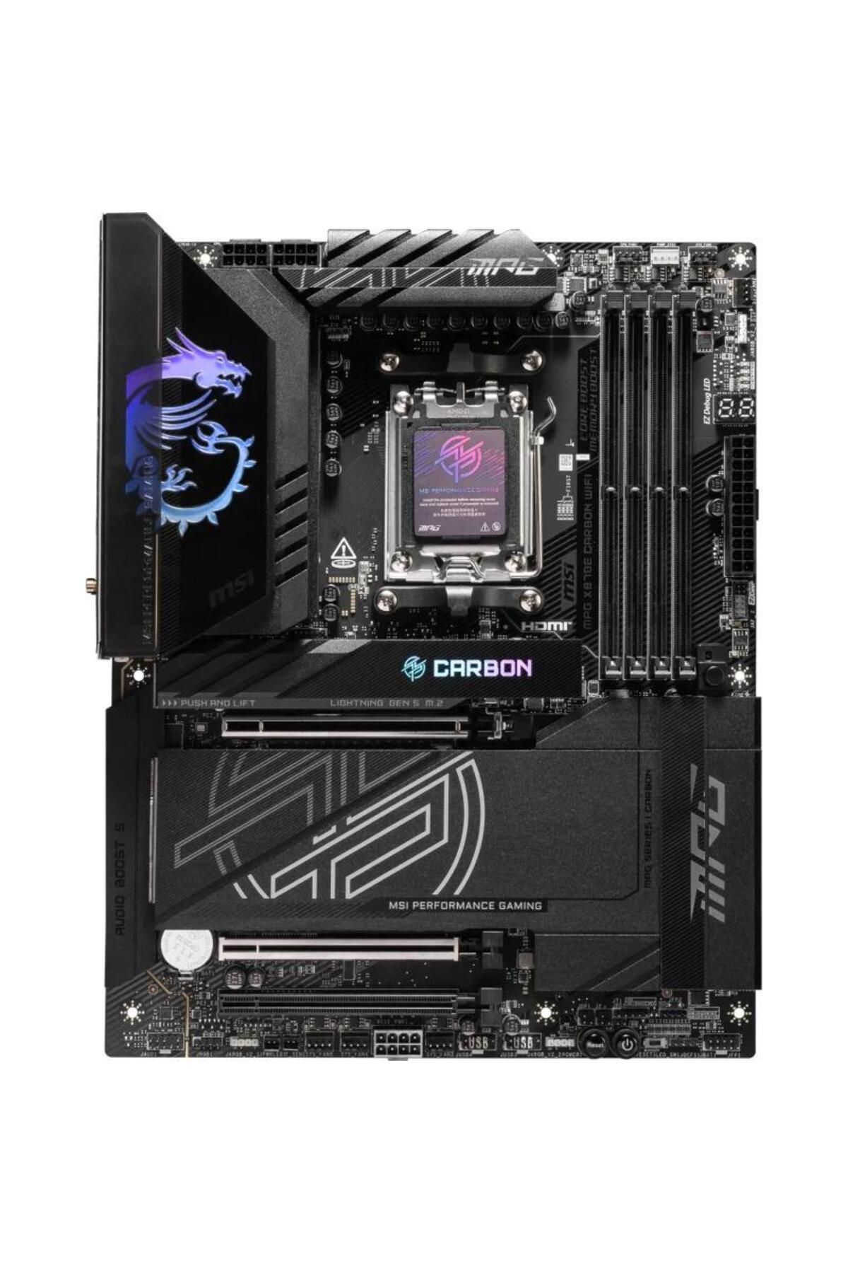 MSI-Placa de baza MSI MPG X870E CARBON WIFI, AMD X870E, AM5, ATX, DDR5 1