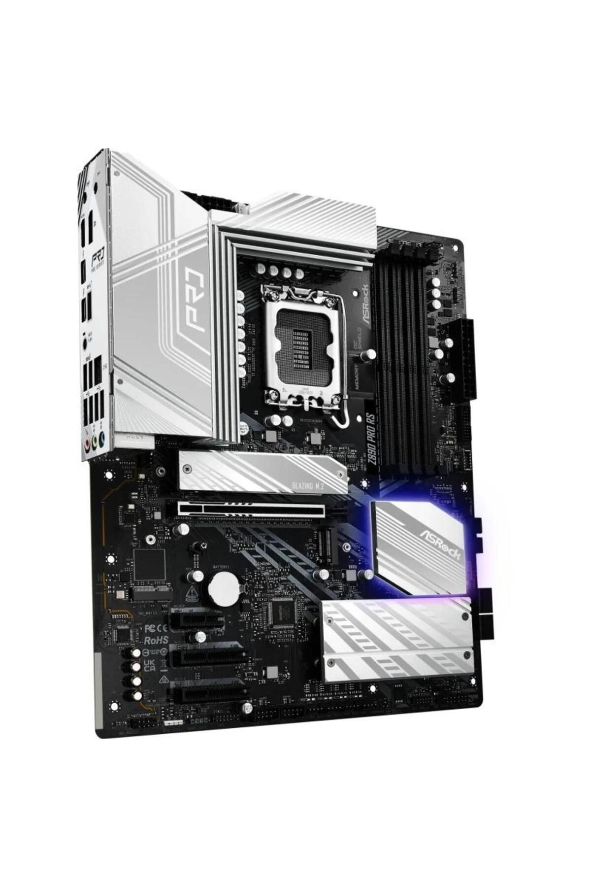 ASROCK-ASRock Z890 PRO RS Motherboard, DDR5, ATX, LGA 1851, Intel Z890 3