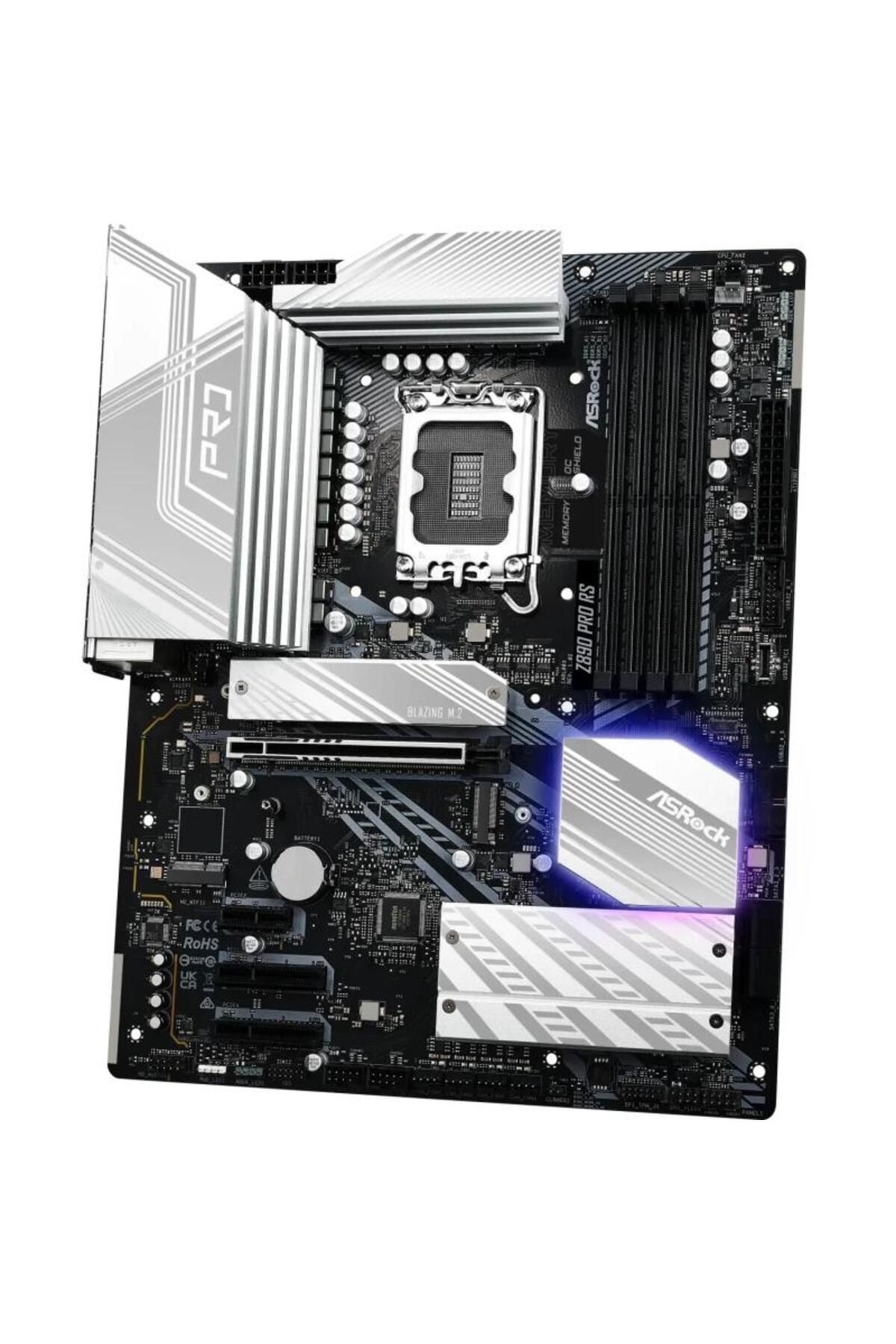 ASROCK-ASRock Z890 PRO RS Motherboard, DDR5, ATX, LGA 1851, Intel Z890 4