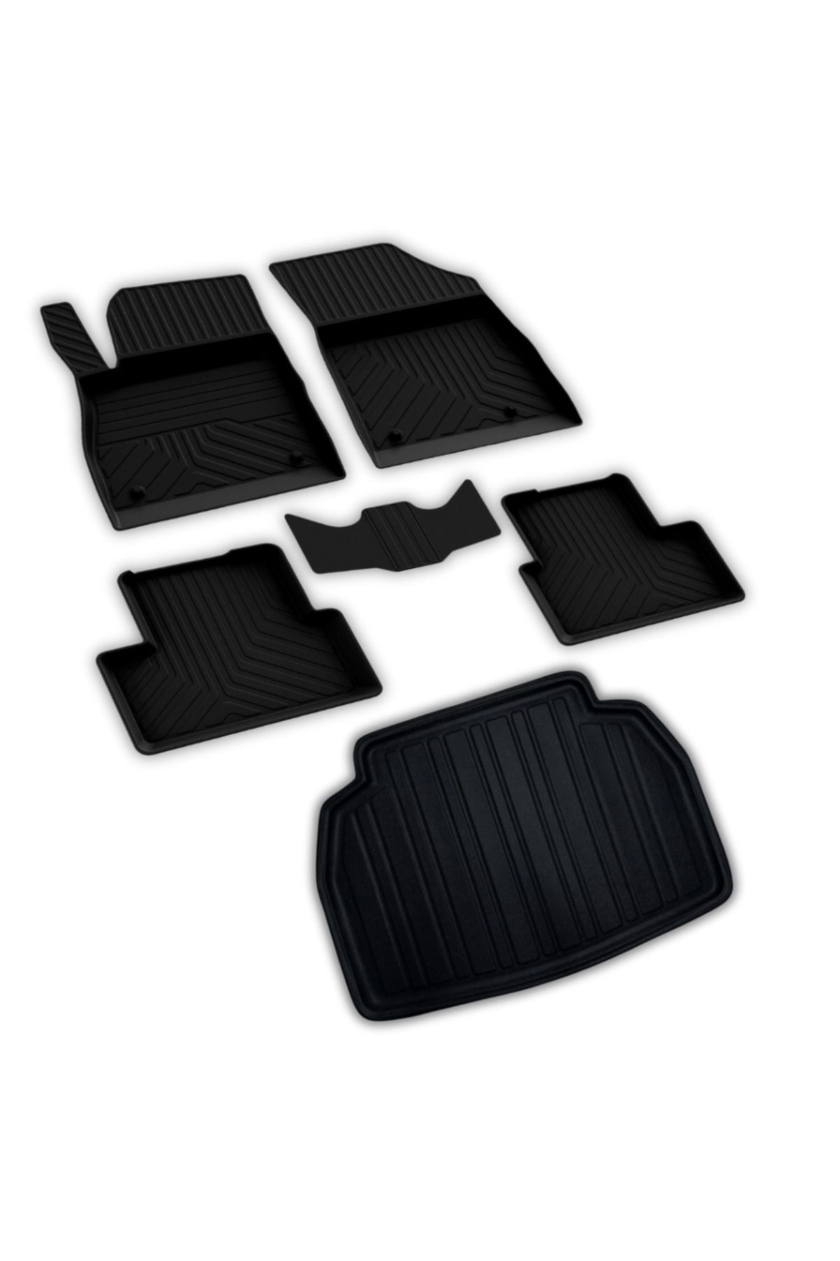 ferrous autoaccessories Toyota C HR Ferrous 4D Paspas ve Stepnesiz 3D Bagaj Havuzu 2016 2022
