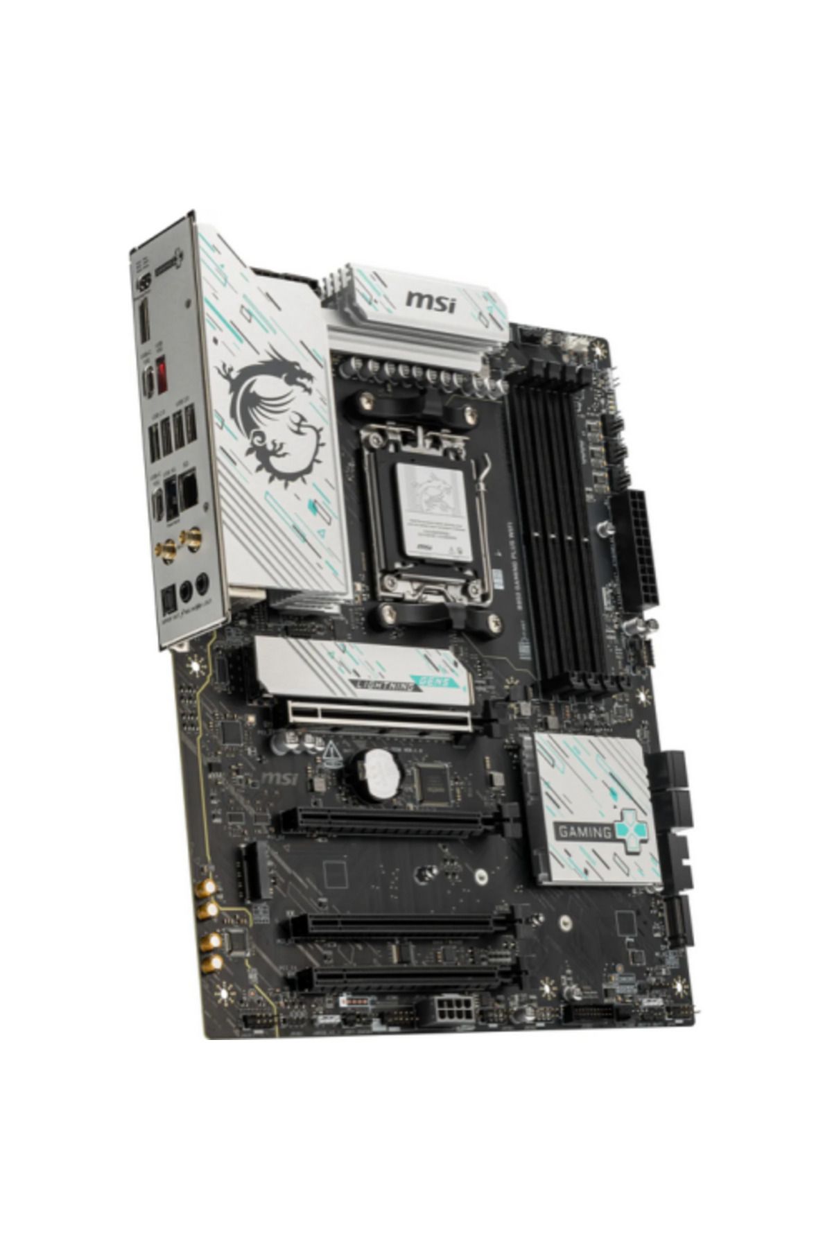 MSI-Placa de baza MSI B850 GAMING PLUS WIFI, AMD B850, AM5, DDR5, ATX 4