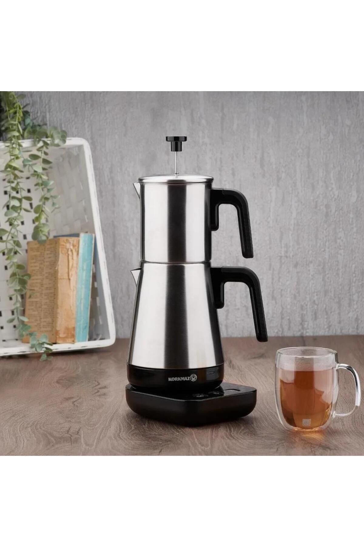A850 Moderna Elektrikli Çaydanlık Siyah/satin