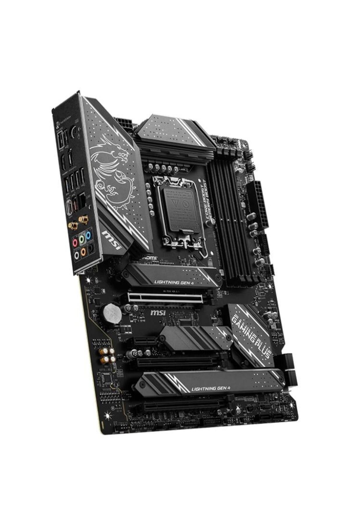 MSI-Placa de baza MSI Z790 GAMING PLUS WIFI DDR5, Socket 1700, WIFI 4