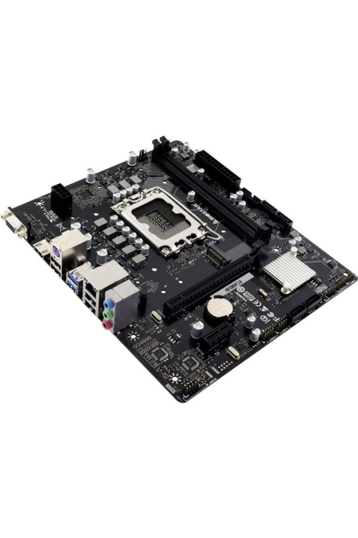 Biostar-Motherboard Biostar H610MHP 2.0 DDR4, Intel H610, LGA 1700, mATX 3