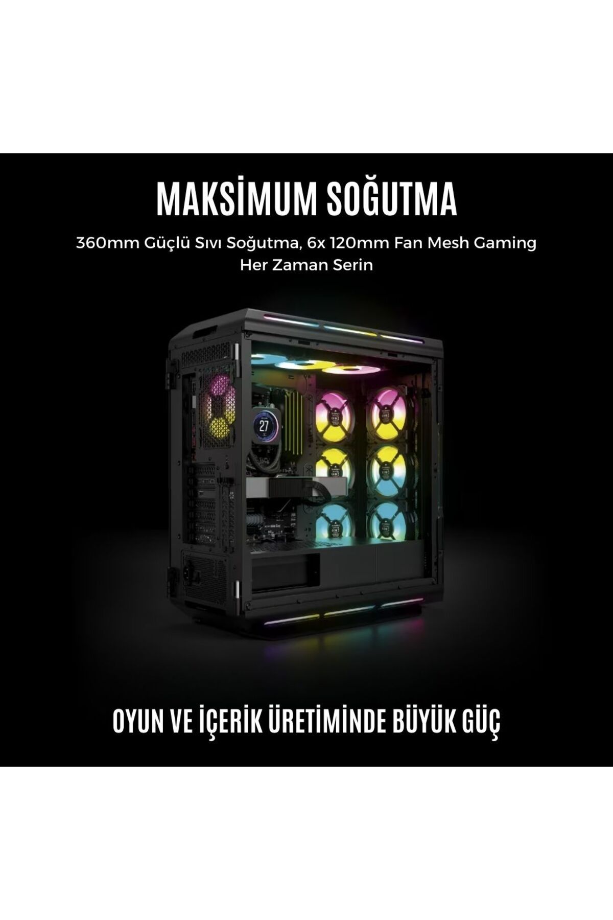 Ti Game Tİ-GAME TORU TRX2502W X ULTRA 7 265K 24GB DDR5 1TB M.2 16GB RTX 5080 SIVI SOĞUTMA 1200W 80+G W11P