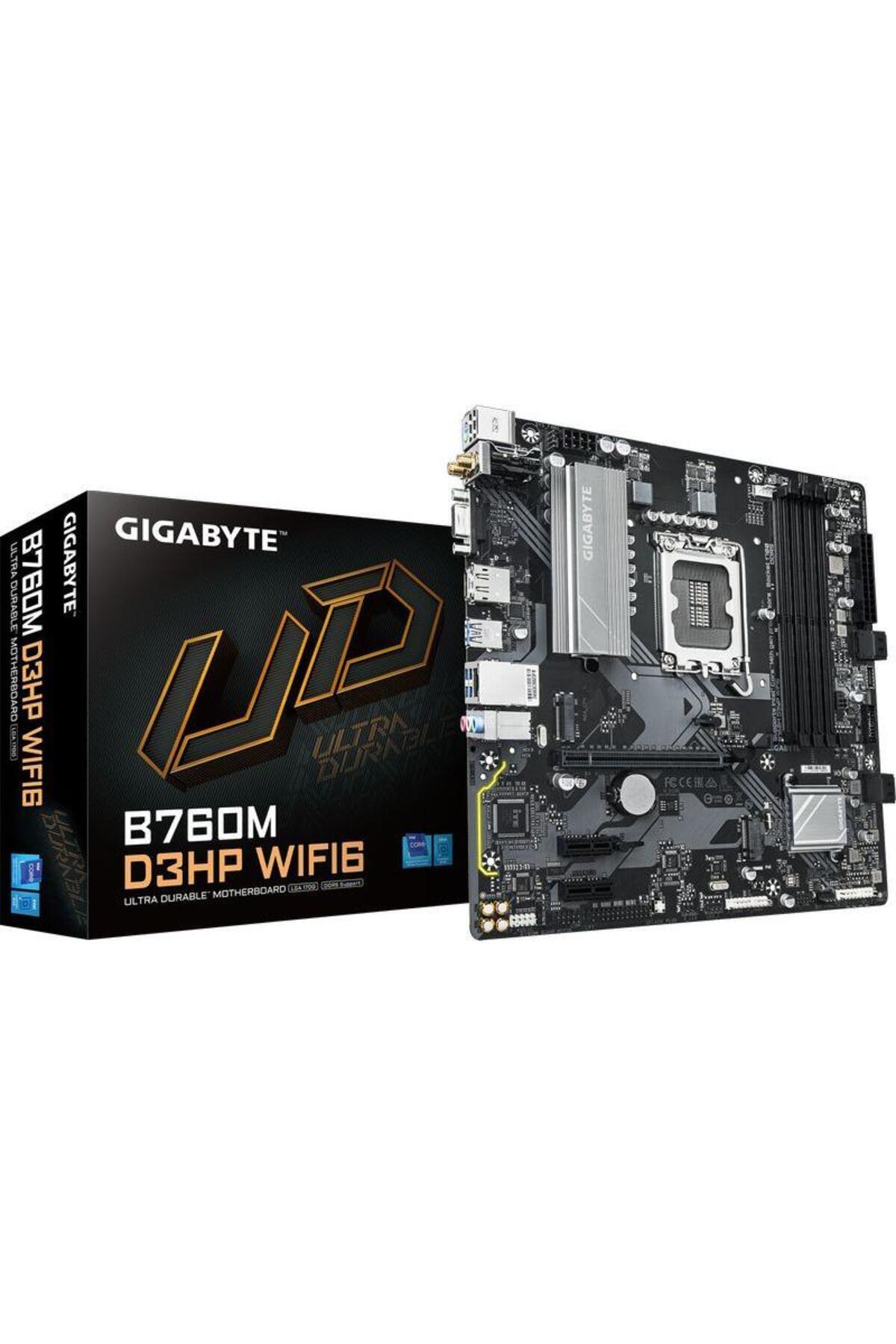 Gigabyte-Placa de baza GIGABYTE B760M D3HP WIFI6, DDR5, Intel B760, LGA 1700, mATX 4
