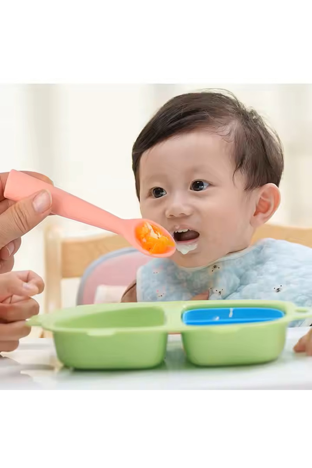 jojobebek Çocuk Silikon Mama Kaşığı / Sarı Renk fotoğrafı 6 (önizleme)