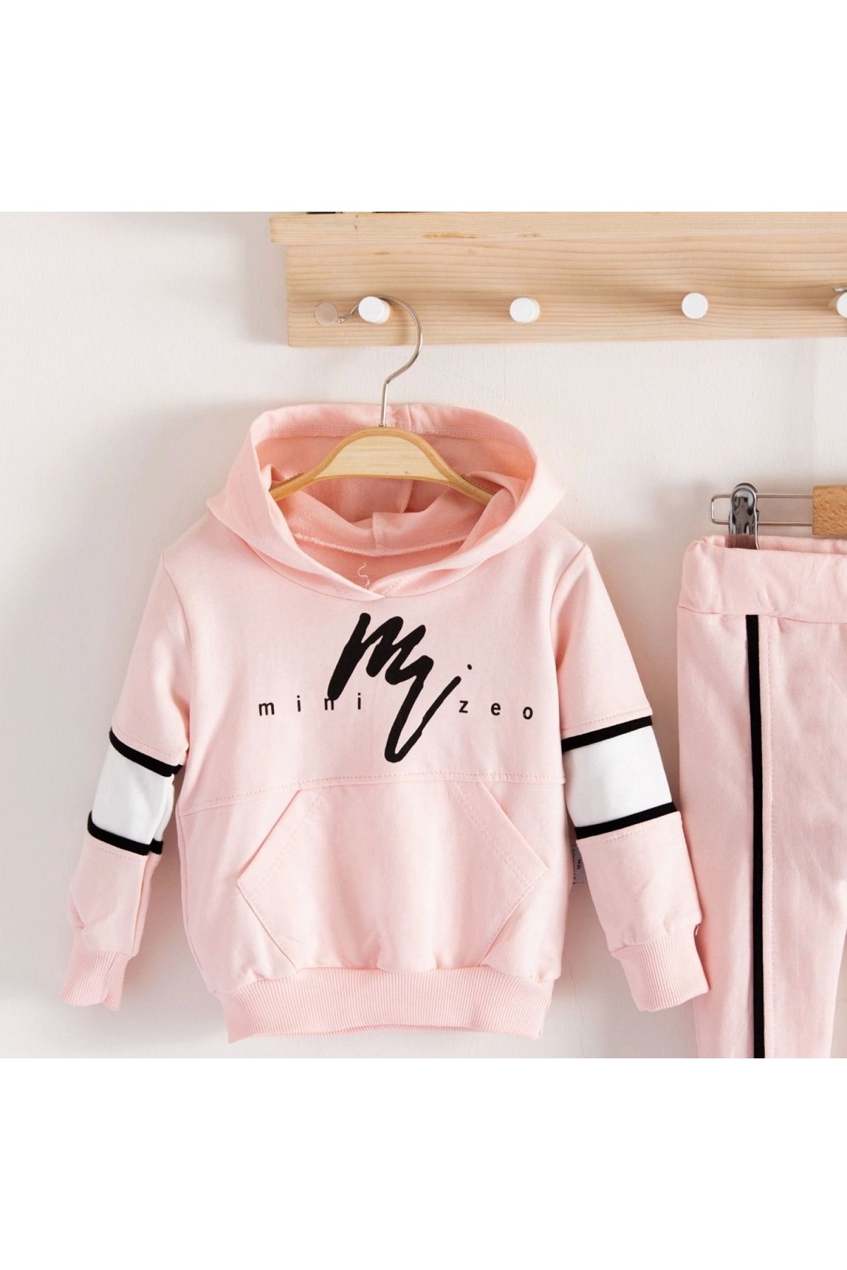 BYB MODA TASARIM 3-18 Ay Erkek Bebek Takımı Mini Zeo 2'li Pembe