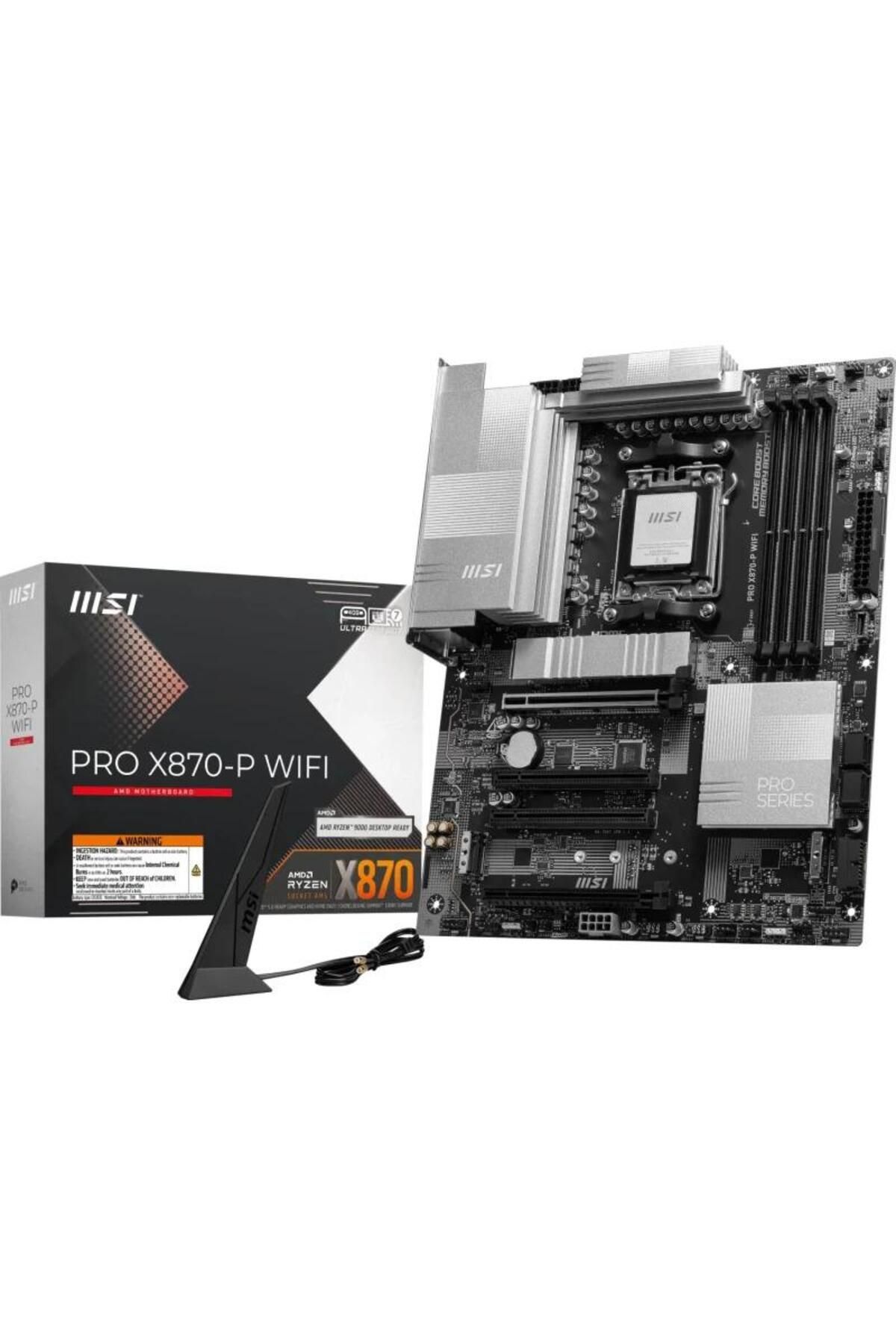 MSI-Placa de baza MSI PRO X870-P WIFI, AMD X870, AM5, ATX, DDR5 5