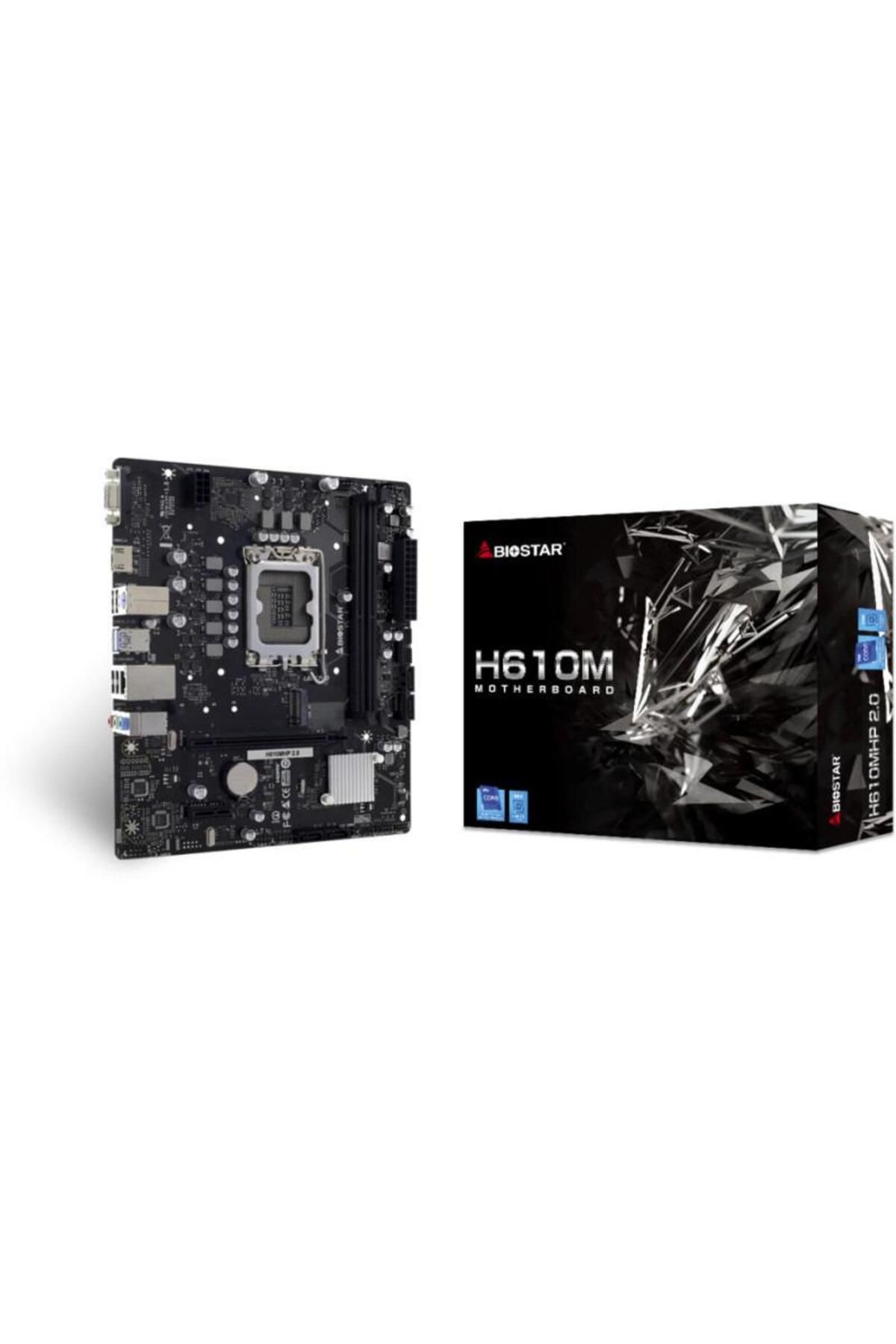 Biostar-Motherboard Biostar H610MHP 2.0 DDR4, Intel H610, LGA 1700, mATX 4