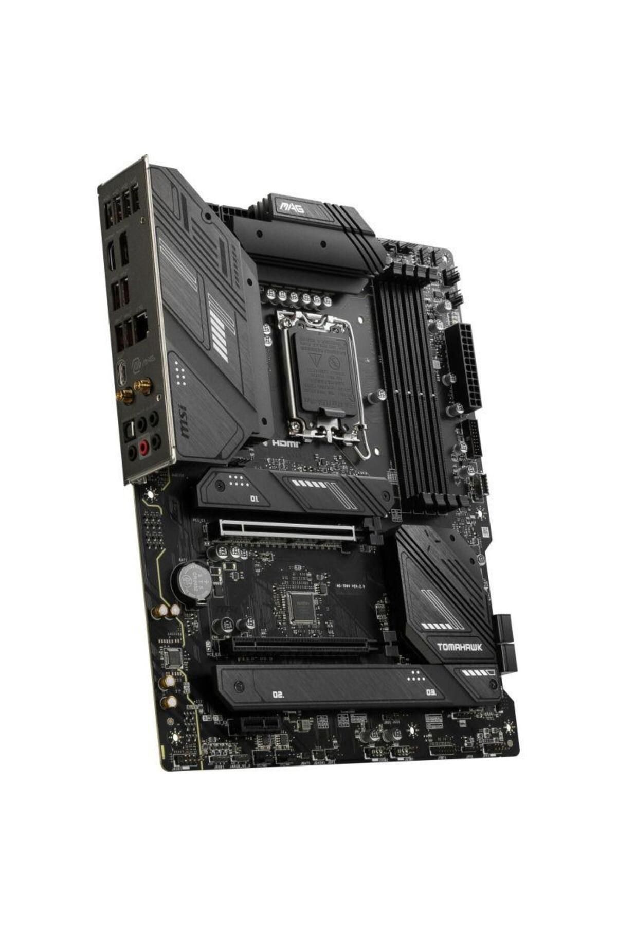MSI-Placa de baza MSI MAG B760 TOMAHAWK WIFI DDR5, Intel B760, LGA 1700, ATX 2