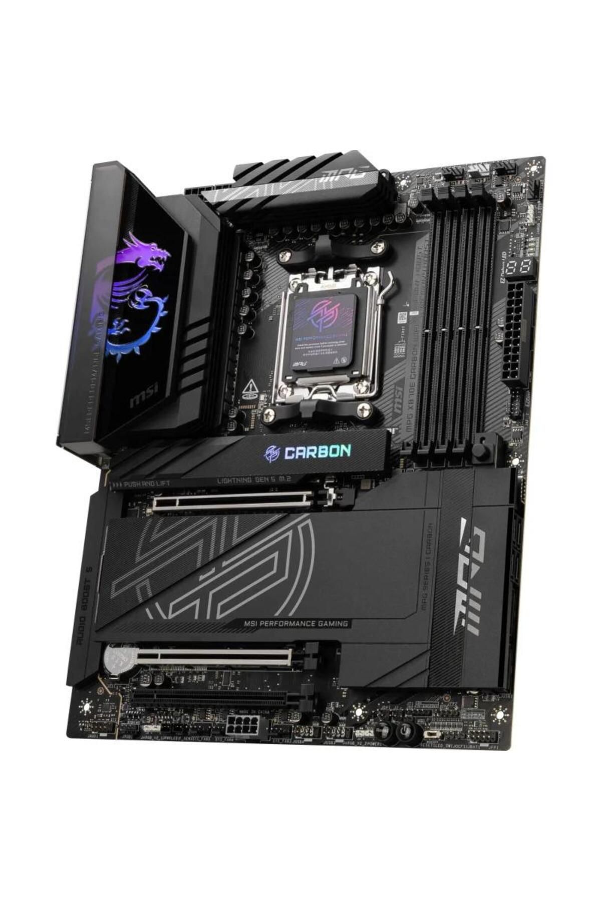 MSI-Placa de baza MSI MPG X870E CARBON WIFI, AMD X870E, AM5, ATX, DDR5 4