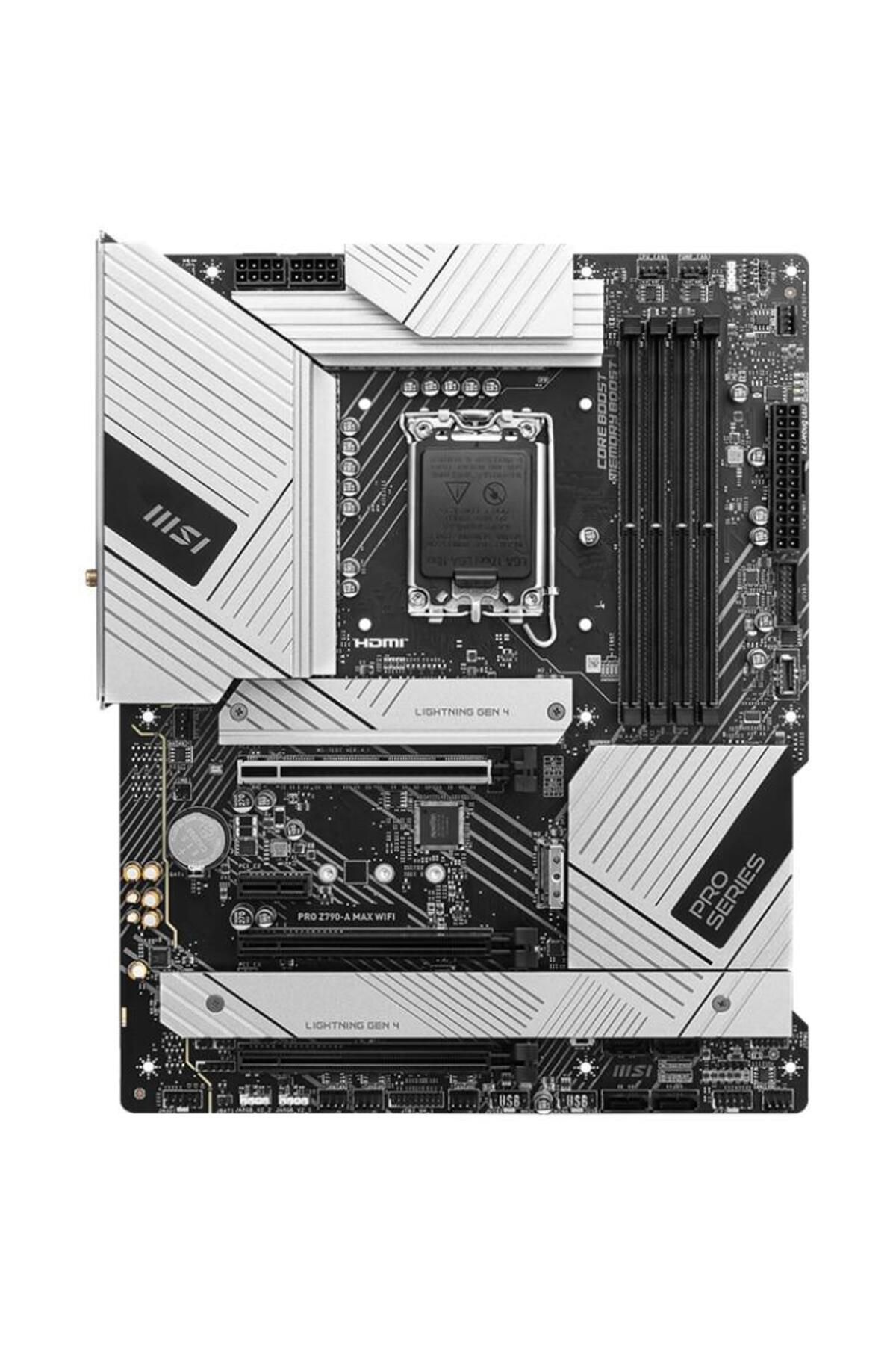 MSI-Placa de baza MSI PRO Z790-A MAX WIFI DDR5, Socket 1700, 14th Gen CPU, WIFI 7 1