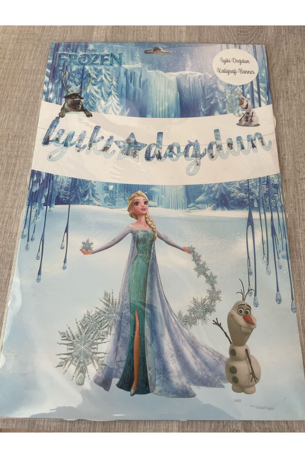 MODA İYİKİ DOĞDUN ELSA TEMALI BANNER