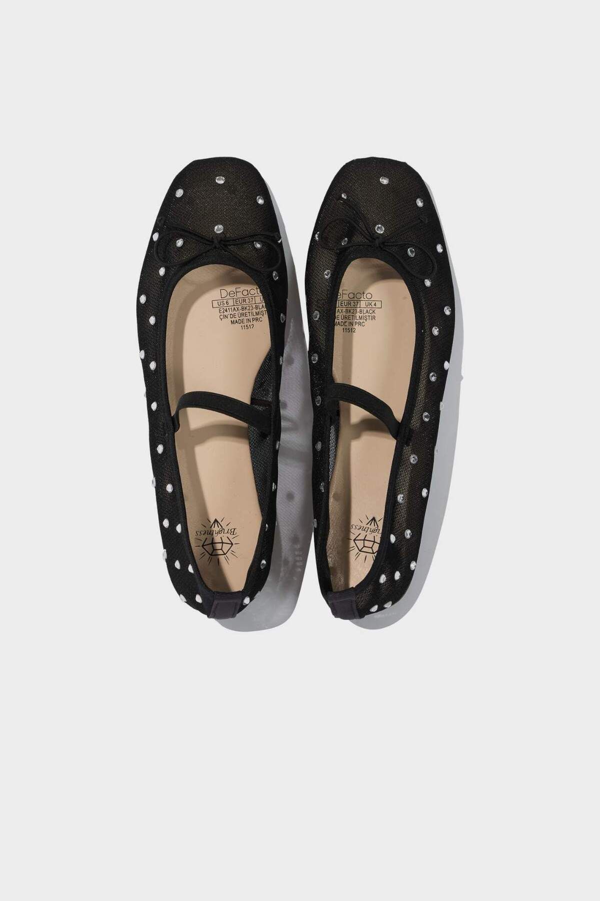 DeFacto-Women's Single Strap Flat Sole Ballerinas E2411Ax25Sm 6