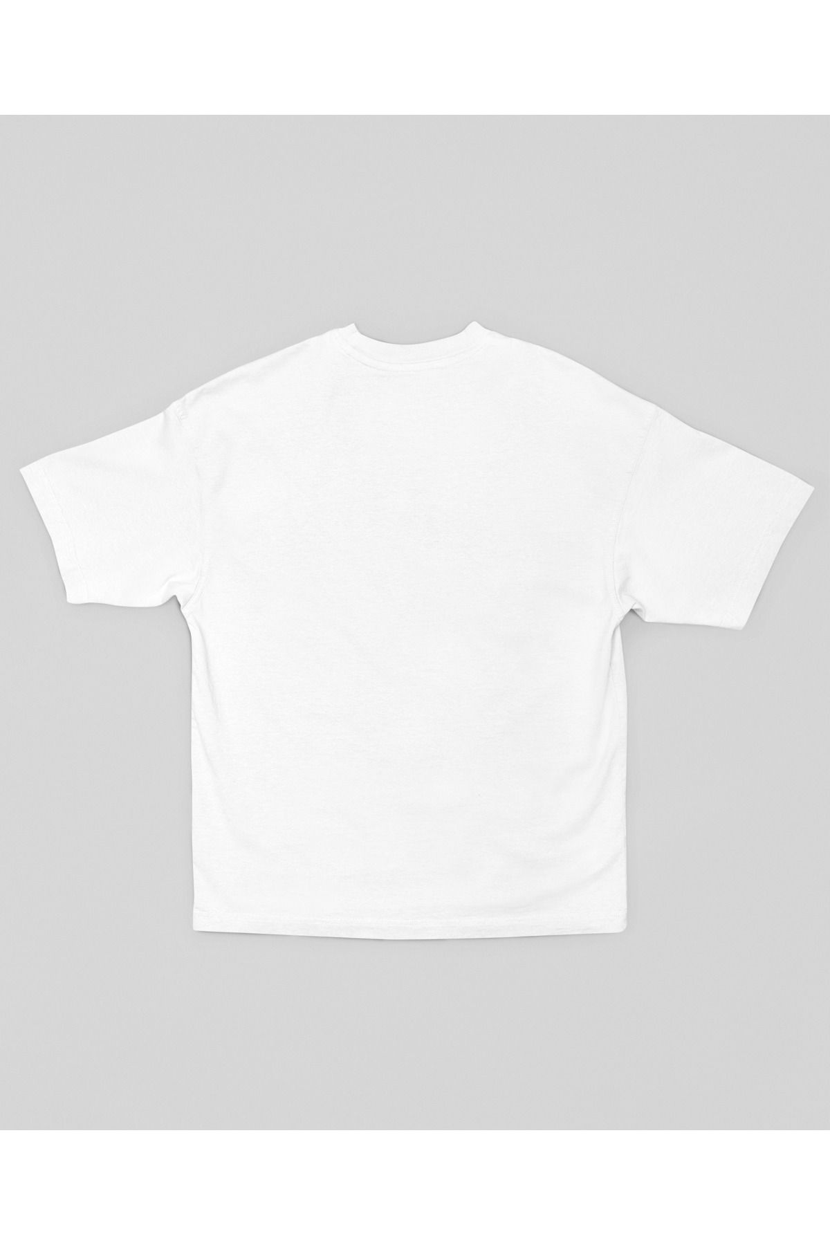 SEVBANO-Silver the Sonic Hedgehog Printed Unisex Oversize Cartoon Character T-Shirt 2