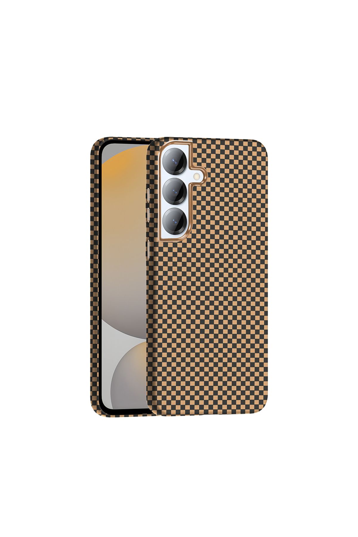 Rivor Galaxy S25 & Galaxy S24 Kılıf Kamera Çıkıntılı Magsafe Şarj Özellikli Karbon Fiber Görünümlü Kapak