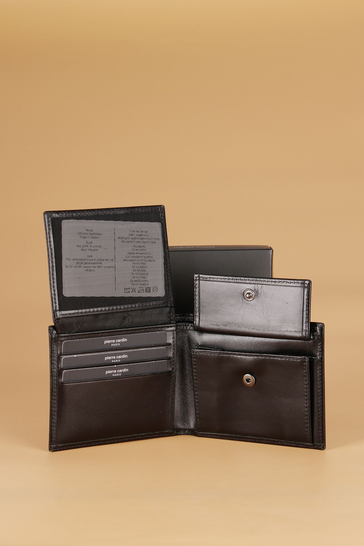 Pierre Cardin-2062 Men's Wallet - Genuine Leather, Card Holder Analine and Black Color 4
