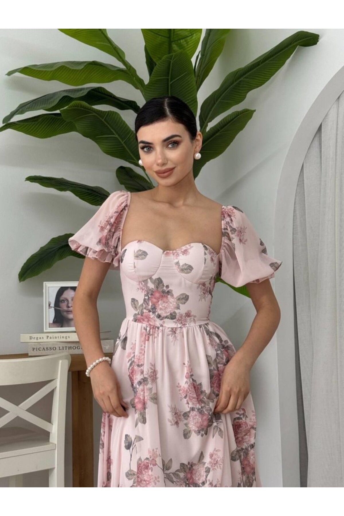Veronika Mağazacılık Caso Midi Elbise