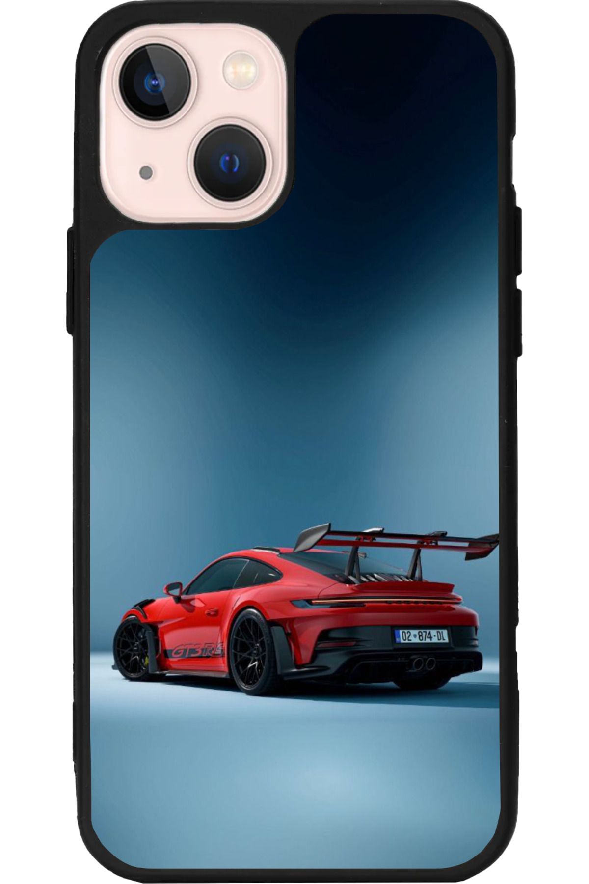 BGAKSESUAR iPhone 13 Mini Mat Uyumlu Siyah Kılıf – Yumuşak Silikon, Koruyucu, Şok Emici Kapak