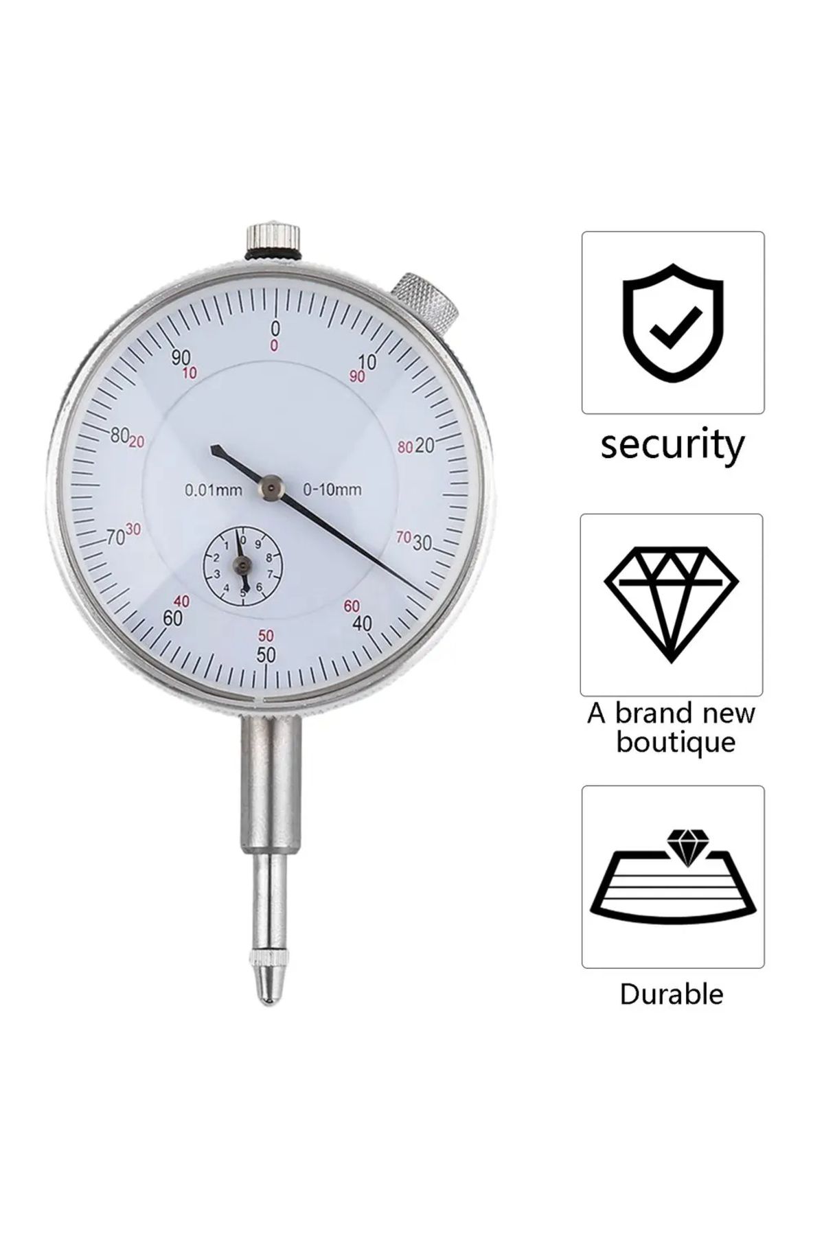 Choice-2025 Dial Indicator Gauge Tool Precision Meter 0.01 Resolution Accuracy Measurement Instrument Tools 3
