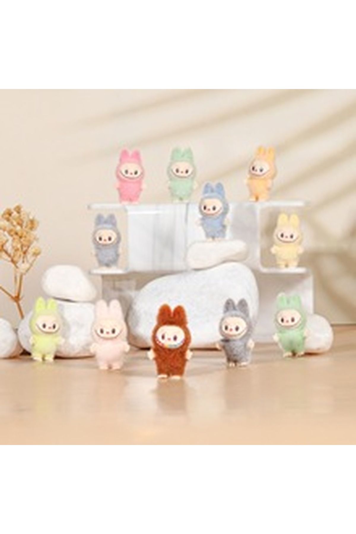 Choice-Randomly select one Mini Labubu Standing And Sitting Posture Doll Cute Toy Desktop Decoration Model 4
